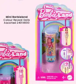 Toymate Mini Barbieland Colour Reveal Dolls Assorted offer