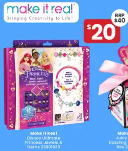 Toymate Make It Real Disney Ultimate Princess Jewels & Gems offer