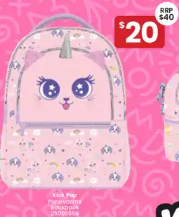 Toymate Kick Pop Puppycorns Backpack offer