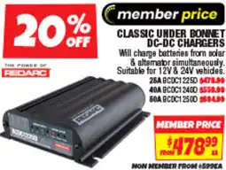 Autobarn CLASSIC UNDER BONNET DC-DC CHARGERS offer