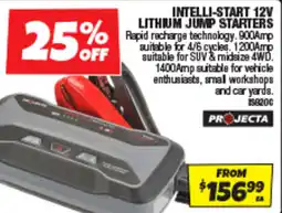 Autobarn Intelli-start 12v lithium jump starters offer
