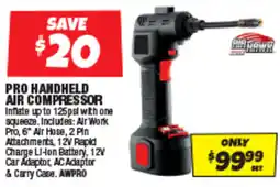 Autobarn Pro handheld air compressor offer