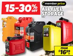 Autobarn All fuel storage offer