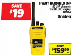 Autobarn 5 watt handheld uhf offer