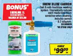 Autobarn Snow blow cannon offer