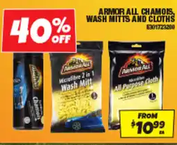 Autobarn Armor all chamois, wash mitts and cloths offer