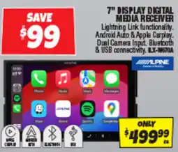 Autobarn 7" display digital media receiver offer