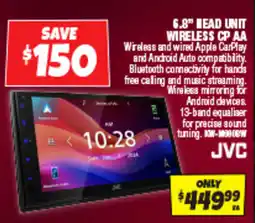 Autobarn 6.8" head unit wireless cp AA offer