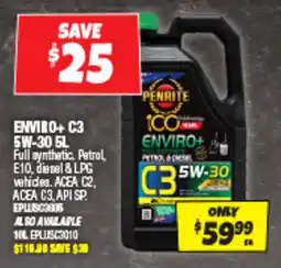 Autobarn ENVIRO+ C3 5W-30 offer