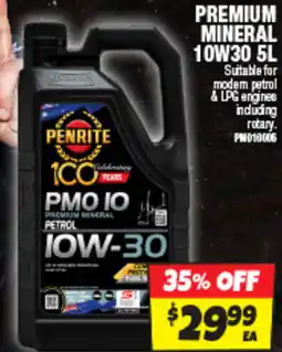 Autobarn Premium mineral 10w30 offer