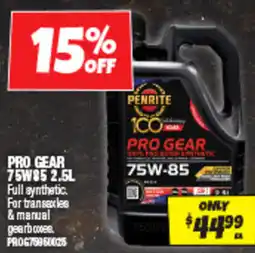 Autobarn PRO GEAR 75W85 offer