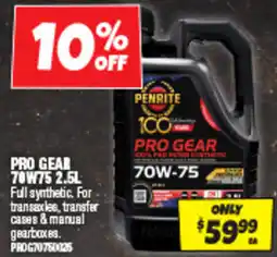 Autobarn Pro gear 70W75 offer