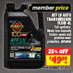 Autobarn Atf lv auto transmission fluid offer