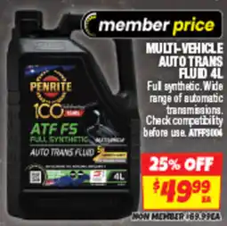 Autobarn Multi-vehicle auto trans fluid offer