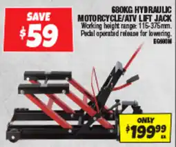 Autobarn Hydraulic motorcycle/atv lift jack offer