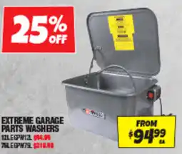 Autobarn Extreme garage parts washers offer