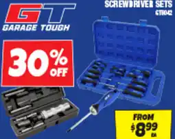 Autobarn Screwdriver sets offer