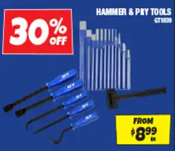Autobarn Hammer & pry tools offer