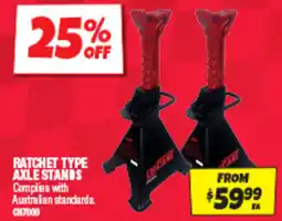 Autobarn Ratchet type axle stands offer