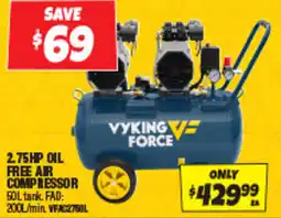 Autobarn 2.75HP oil free air compressor offer
