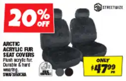 Autobarn Arctic acrylic fur seat covers offer