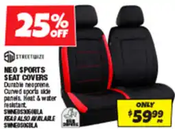 Autobarn Neo sports seat covers offer