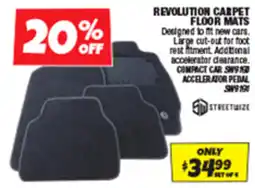 Autobarn Revolution carpet floor mats offer