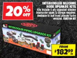 Autobarn Intercooler silicone hose upgrade kits kits offer