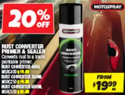 Autobarn Rust converter primer & sealer offer