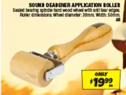 Autobarn Sound deadener application roller offer
