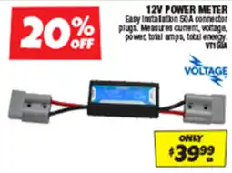 Autobarn 12V power meter offer