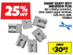 Autobarn 50amp heavy duty anderson plug offer