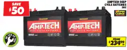 Autobarn Amptech deep cycle batteries offer