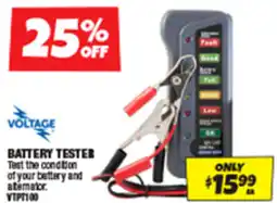 Autobarn Battery tester offer