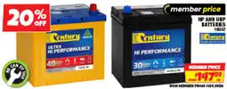 Autobarn HP and UHP batteries offer