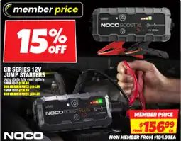 Autobarn Gb series 12v jump starters offer