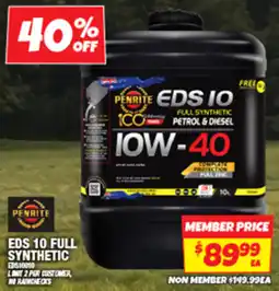 Autobarn Eds 10 full synthetic offer