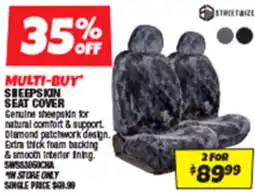 Autobarn Multi-buy sheepskin seat cover offer
