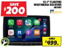 Autobarn 10.1" floating multimedia receiver offer