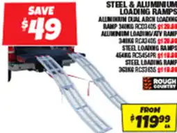 Autobarn Steel & aluminium loading ramps offer