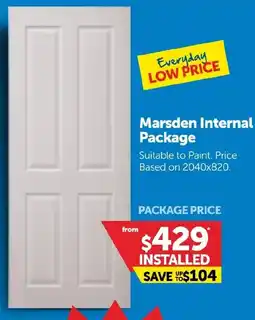 Doors Plus Marsden Internal Package offer