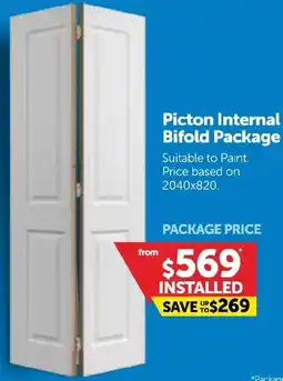 Doors Plus Picton Internal Bifold Package offer