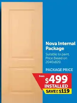 Doors Plus Nova Internal Package offer