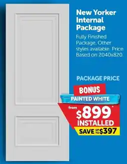 Doors Plus New Yorker Internal Package offer