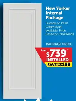 Doors Plus New Yorker Internal Package offer