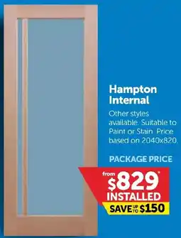 Doors Plus Hampton Internal offer