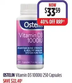 Wizard Pharmacy OSTELIN Vitamin D3 1000IU offer