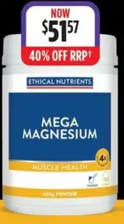 Wizard Pharmacy Ethical nutrients mega magnesium offer