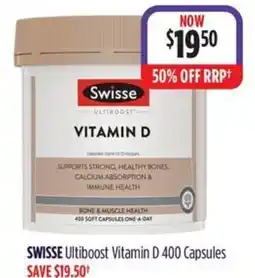 Wizard Pharmacy SWISSE Ultiboost Vitamin D offer