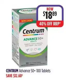 Wizard Pharmacy CENTRUM Advance 50+ offer